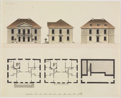 Friedrich Weinbrenner (Nachfolge) - Herrschaftliches Wohnhaus