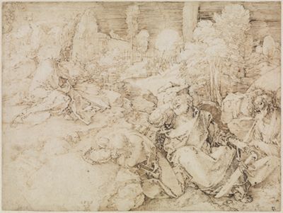 Albrecht Dürer - Christus am Ölberg
