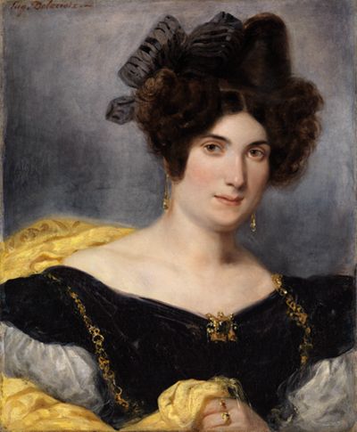 Eugène Delacroix - Bildnis der Madame François Simon