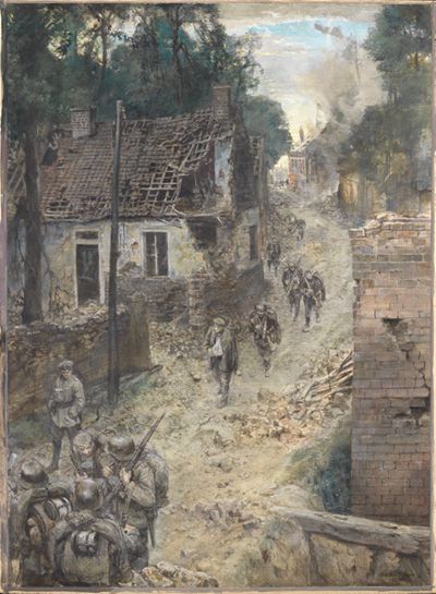 Wilhelm Sauter - Dorf an der Front