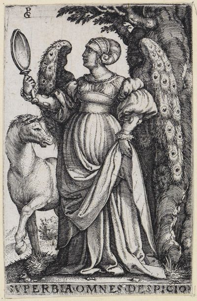 Georg Pencz - Der Hochmut (Die sieben Todsünden)