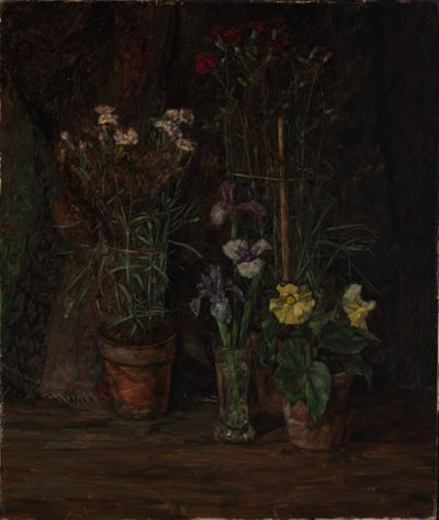 Hanns Sprung - Nelkenstilleben