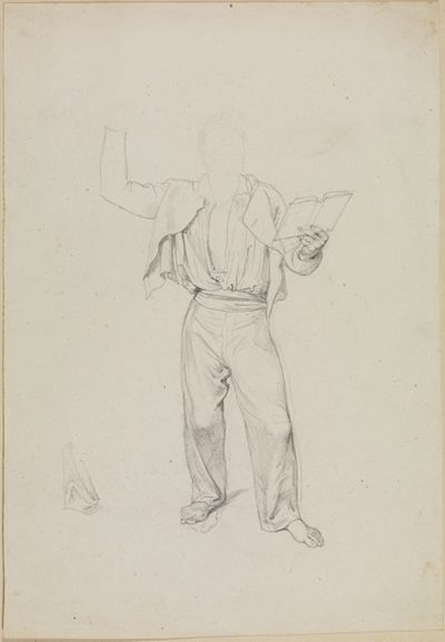 Friedrich Mosbrugger - Studie zum Improvisator