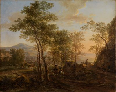 Jan Both - Italienische Landschaft am Abend