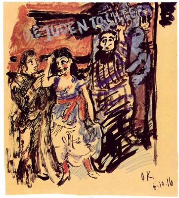 Oskar Kokoschka - Die Judentochter