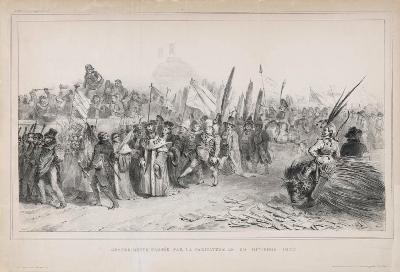 J. J. Grandville - Grande revue passée par la caricature le 30 octobre 1832