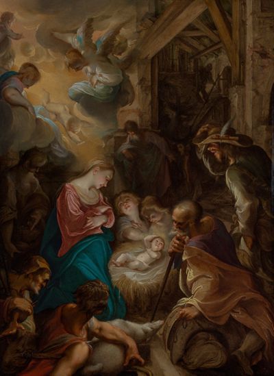 Joseph Heintz (1564) - Die Anbetung der Hirten