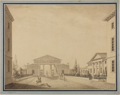 J. J. Berger - Das alte Ettlinger Tor in Karlsruhe