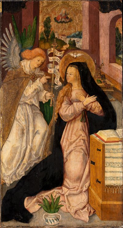 Schwäbischer Meister - Verkündigung an Maria
