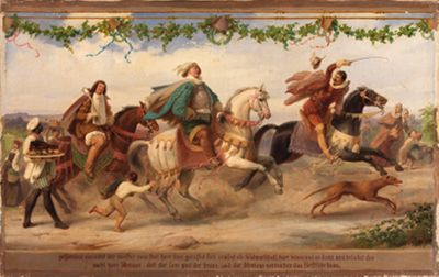 Adolf Schrödter - Triumph des Königs Wein, 7. Bild