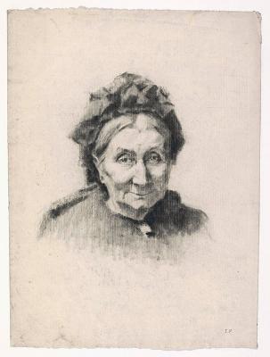 Édouard Vuillard - Bildnis (Schulterstück) der Großmutter des Künstlers, Madame Michaud