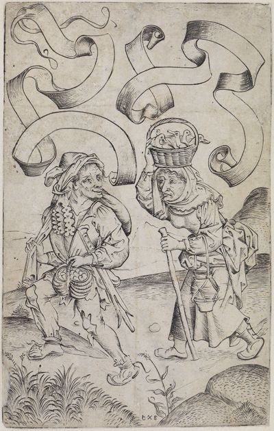 Monogrammist b x g - Der Eierbauer und die Entenfrau