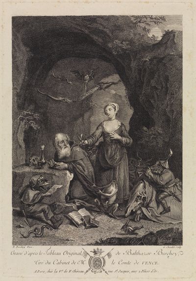 Justus Chevillet - Versuchung des Hl. Antonius