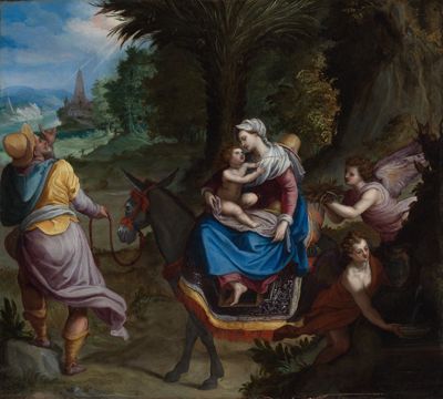 Alessandro Allori - Die Flucht nach Ägypten