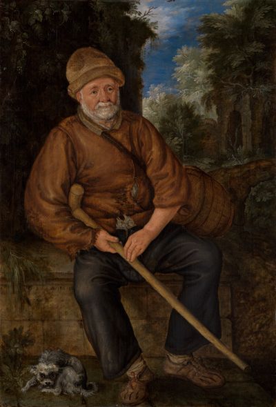 Roelant Savery - Ein Bauer auf der Rast
