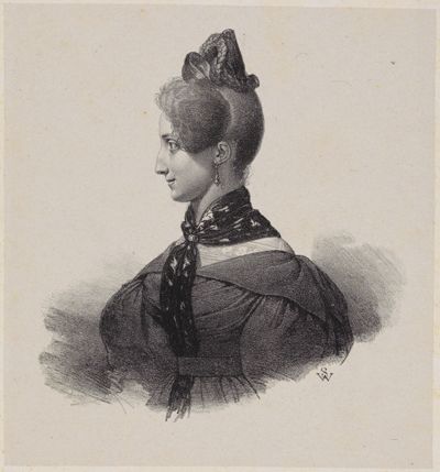Monogrammist SW (19. Jh.) - Sophie Grossherzogin von Baden, geb. Prinzessin von Schweden 1801-1865