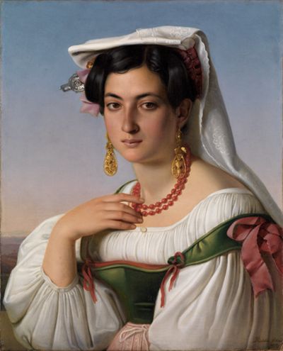 Johann Heinrich Richter (1803) - Bildnis der Vittoria Caldoni