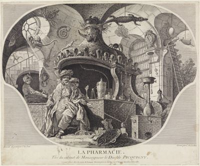 Charles Nicolas Cochin (1688) - Die Pharmazie