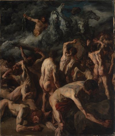 Wilhelm Trübner - Titanenkampf