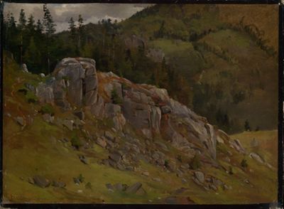Eugen Bracht - Am Kaiserberg bei Bernau
