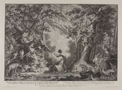 Johann Elias Ridinger - Und Gott sprach: Lasset uns Menschen machen (...)