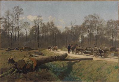 Paul von Ravenstein - Lichtung im Durlacher Wald