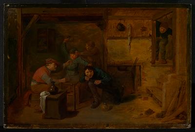 Adriaen Brouwer - Kopie - Raufende Bauern