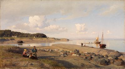 Hans Gude - Schottische Küstenlandschaft