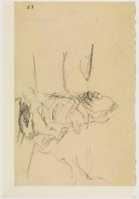 Édouard Vuillard - Oberkörper mit beiden Händen