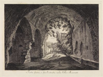 Albert Christoph Dies - Tivoli: Villa des Mäzenas