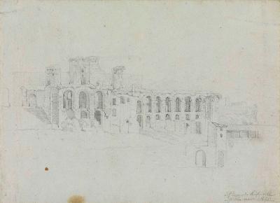 Carl Ludwig Kaaz - Blick vom Aventin auf den Palatin