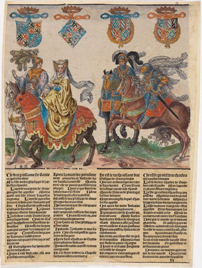 Jacob Cornelisz. van Oostsanen - Wilhelm VI, Jacobäa, Philipp der Gute, Karl der Kühne