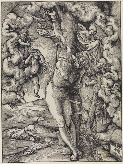Hans Baldung - Der große heilige Sebastian