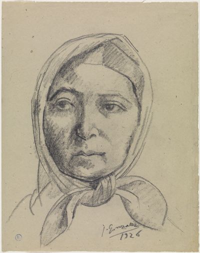 Julio González - Marie-Thérèse mit Kopftuch