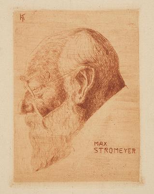 Heinrich Ernst Kromer - Bildnis Max Stromeyer
