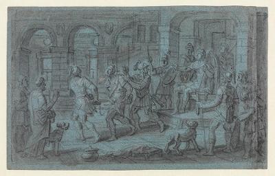 François Verdier (1651) - Soldaten führen einen Gefangenen ab