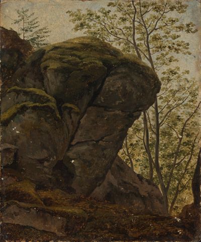 Georg Wilhelm Issel - Felsenstudie
