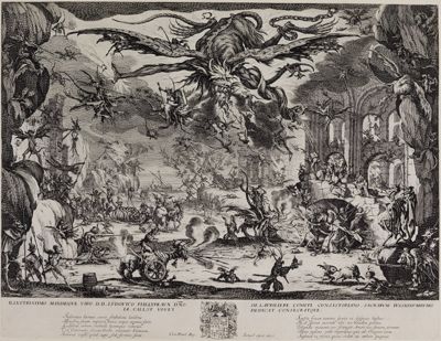 Jacques Callot (1592) - Die Versuchung des Heiligen Antonius
