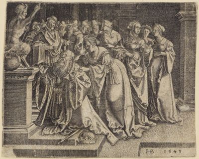 Hans Brosamer - Salomos Götzendienst