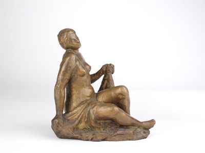 Christoph Voll - Kleine Sitzende mit Tuch