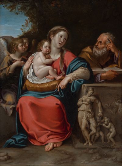 Francesco Albani (1578) - Rast auf der Flucht nach Ägypten