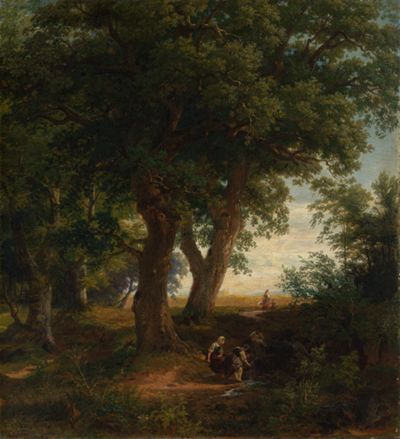 Johann Jakob Vollweider - Quelle unter Eichen