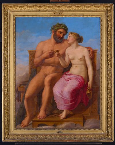 Franz Joseph Zoll - Herkules und Hebe im Olymp thronend
