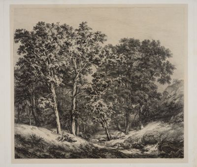 Eugène Bléry - La grande forêt (Waldlandschaft)