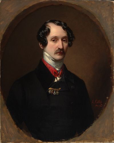 Louis Coblitz - Bildnis Ferdinand Allesina Freiherr von Schweitzer