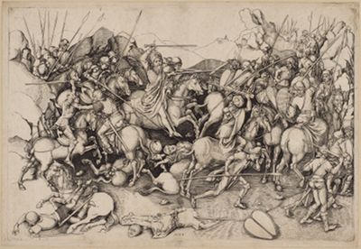 Martin Schongauer - Die Jakobsschlacht