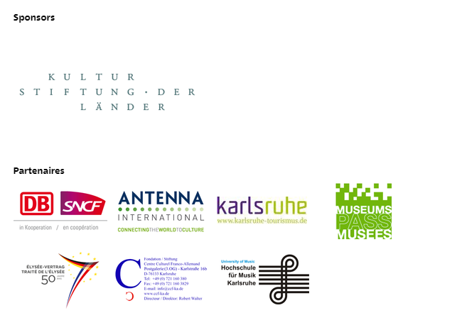 Blatt mit Logos verschiedener Institutionen
