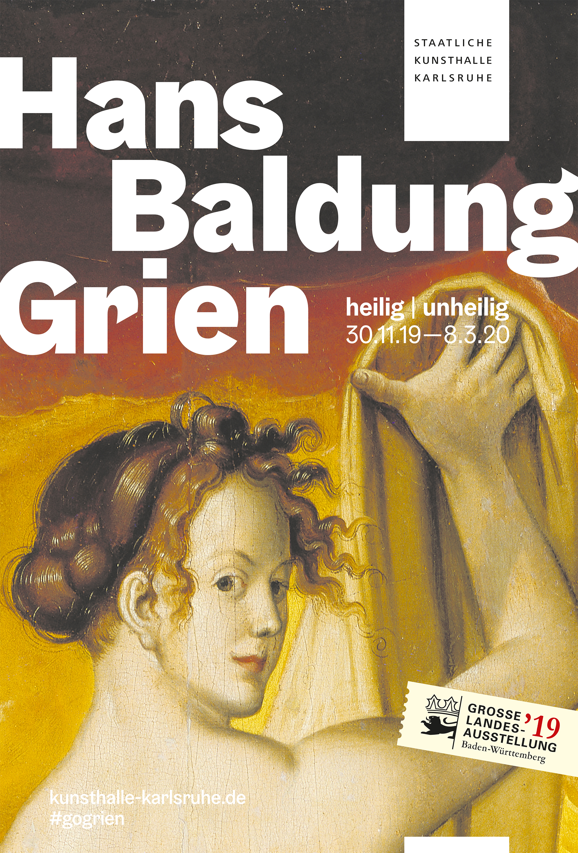 Titelblatt der Zeitungsbeilage zur Großen Landesausstellung Hans Baldung Grien