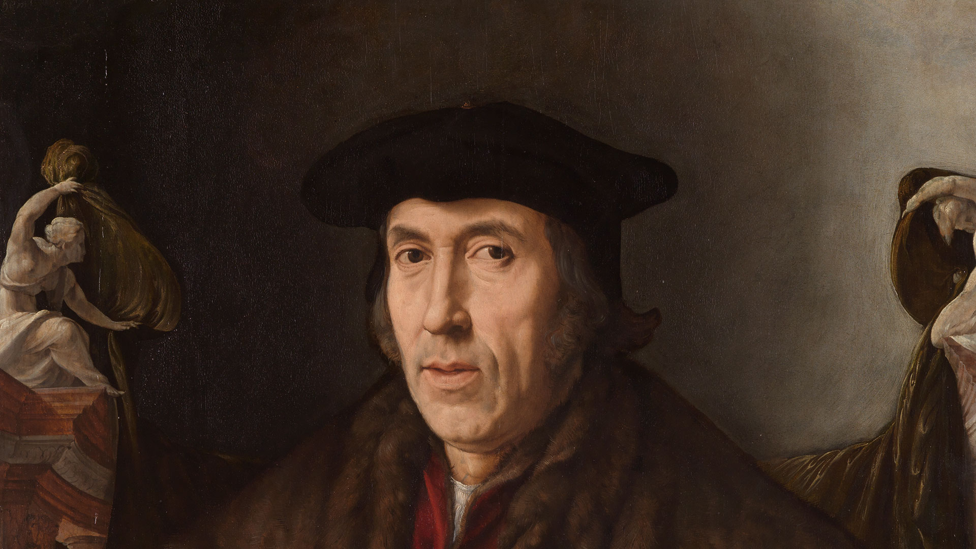 Gemälde Bildnis eines Mannes von Jan Cornelisz. Vermeyen, entstanden um 1543