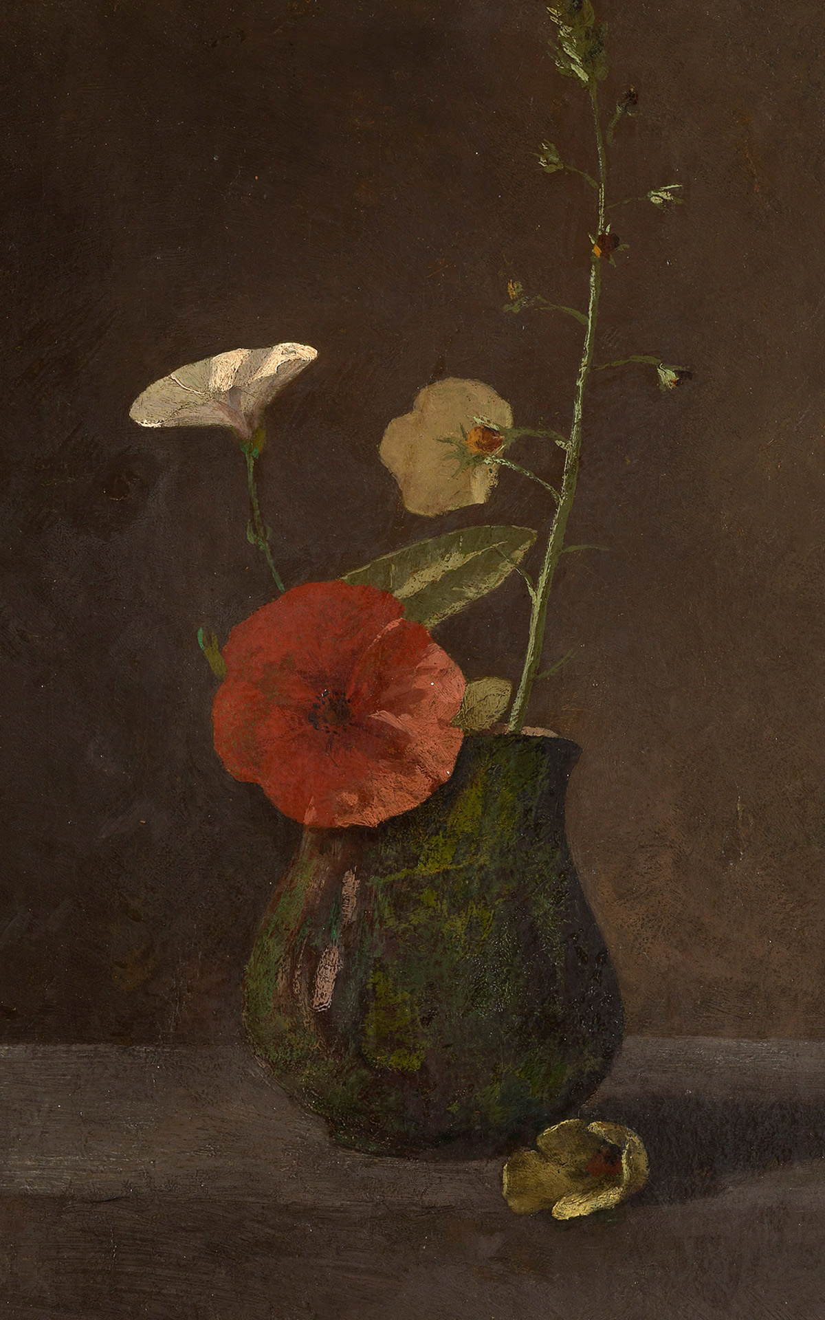 Das Werk von Odilon Redon Blumenstillleben Im Gruenen Krug